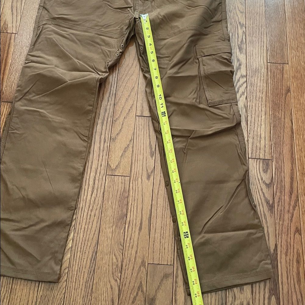 Prana Tan Cargo Slim Fit Pants Men’s Sz 36/30 - Picture 3 of 15